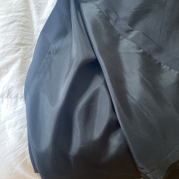 Black silk couture Scaasi dress size 6 - Picture 6 of 6
